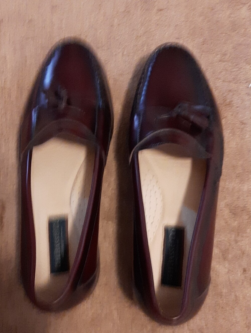G.H. Bass & Co. Burgundy Tassel Loafers